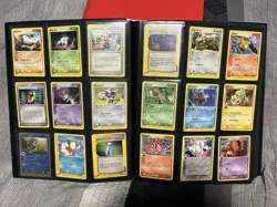 Vintage Pokemon TCG Binder 180 Cards E-Reader HGSS EX Lots Of Holos - Image 3