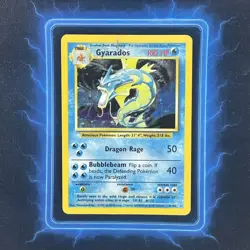 🔥 Gyarados 6/102 🔥 Original Holo Rare Base Set Pokemon Card 1999 WOTC TCG - Image 2