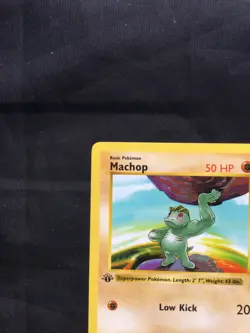 Pokemon Cards: Base Set 1st Edition Common: Machop 52/102 - Image 2