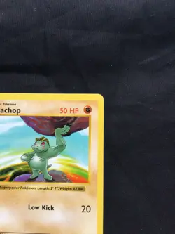 Pokemon Cards: Base Set 1st Edition Common: Machop 52/102 - Image 3