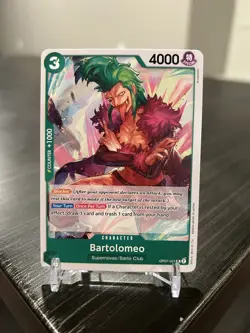 Bartolomeo OP07-031 UC 500 Years in the Future One Piece Card TCG English - Image 1