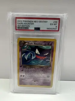 Pokemon Dark Haunter TCG Card Neo Destiny 36/105 Regular Psa 6 - Image 1