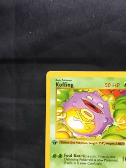 Pokemon Cards: Base Set 1st Edition Common: Koffing 51/102 - Image 2