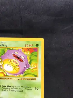 Pokemon Cards: Base Set 1st Edition Common: Koffing 51/102 - Image 3