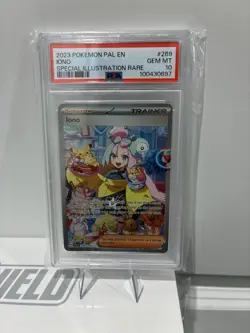 Pokemon Iono TCG Full Art Trainer Paldea Evolved Ultra Rare Card 254/193 PSA 10 - Image 1