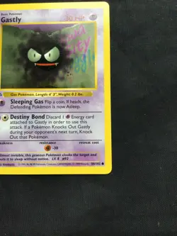 Pokemon Cards: Base Set 1st Edition Common: Gastly 50/102 - Image 4
