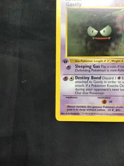 Pokemon Cards: Base Set 1st Edition Common: Gastly 50/102 - Image 5