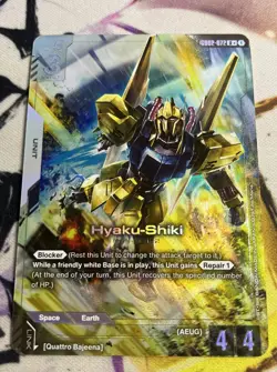 Gundam TCG Card Game Hyaku-Shiki GD02-072 R+ Alternate Art - Image 1