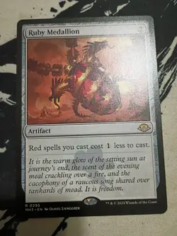 MTG Ruby Medallion NM Modern Horizons3 MH3 - Image 1