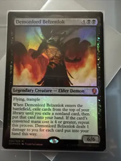 Demonlord Belzenlok Foil Dominaria 86 - Image 1