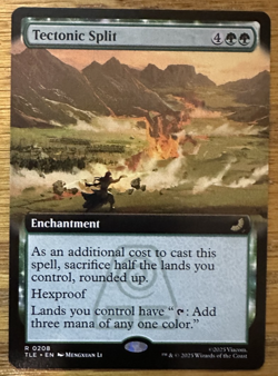 MTG: Avatar: The Last Airbender Eternal-Legal, Tectonic Split - Extended Art - Image 1