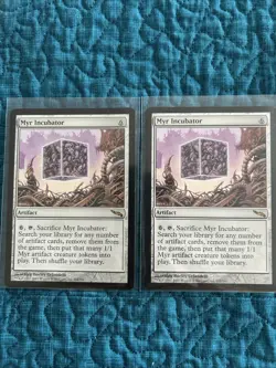 2x Myr Incubator Mirrodin Regular - Image 1