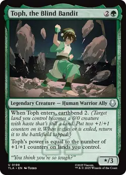 Toph, the Blind Bandit *Uncommon* Magic MtG x1 Avatar: The Last Airbender - Image 1