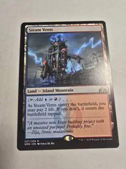 Steam Vents Guilds of Ravnica Regular Magic The Gathering - Image 1