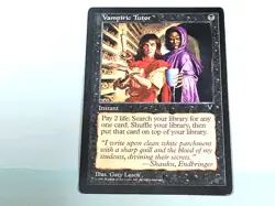 MTG - VISIONS (BB/'96) - VAMPIRIC TUTOR - BLUTSAUGENDER LEHRM./RARE/NEVER PL./NM - Image 1