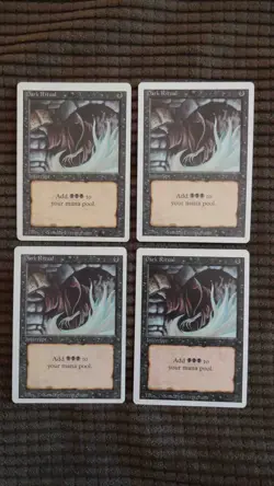 Magic: the Gathering / MtG Dark Ritual x4 Revised - Image 1