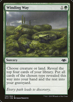 MTG Winding Way Modern Horizons - PACK FRESH FOIL - Image 1