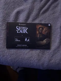 Magic The Gathering Secret Lair The Office: Dwight’s Destiny Foil - Image 1