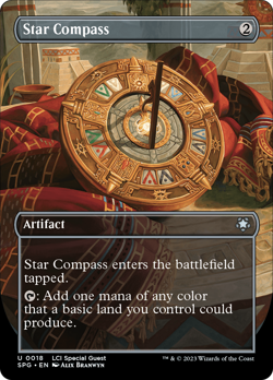 Star Compass - SPG #18 | NORMAL | NM | MTG | BORDERLESS | FULL ART - Image 1