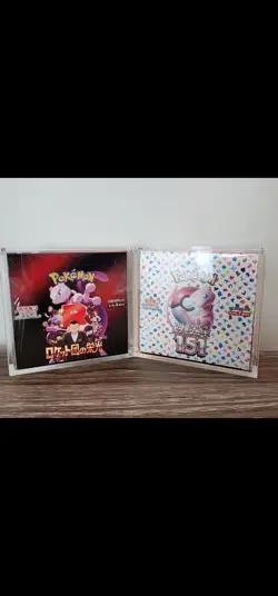 Pokemon Japanese Booster Box Acrylic Case with Magnetic Top - Image 1
