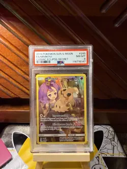 2019 POKEMON SUN & MOON COSMIC ECLIPSE 245/236 MIMIKYU- PSA 8 - Image 1