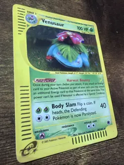 Pokemon TCG Venusaur Expedition Base Set 30/165 Regular Holo Rare - Image 2