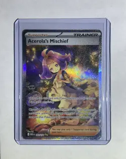 Acerola's Mischief SIR 183/132 Pokemon TCG Mega Evolution NM Condition 183/132 - Image 1