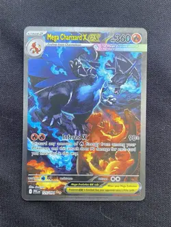 Pokemon Mega Charizard X EX SIR 125/094 Phantasmal Flames English and More! - Image 1