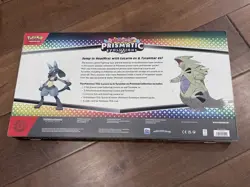 Pokemon TCG Prismatic Evolutions Lucario Ex + Tyranitar Ex Premium Collection - Image 2