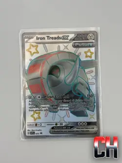 Pokemon TCG Scarlet & Voilet Promo SHINY IRON TREADS EX 73 Holo Rare - Image 1