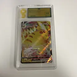 2023 POKEMON CRAZY COLLECTION PIKACHU VMAX HOLO GEM MINT 10 ONLY GRADED - Image 1