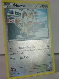 Meowth - BW Next Destinies - 80/99 - singles - Pokemon TCG - Reverse Holo - Image 4