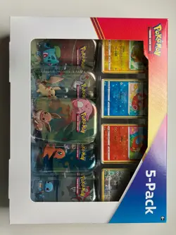 Pokemon TCG - Kanto Friends 5 Mini Tin Box Set (2021) - Sealed Costco Exclusive 820650100642 - Image 2