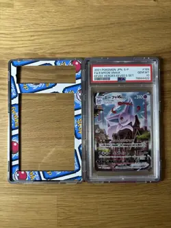 Pokemon Espeon PSA 10 VMAX Alt Art Eevee Heroes WITH Art Extender Case - Image 3