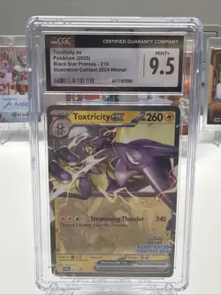 Toxtricity EX #215 Illustration Contest 2024 Pokemon CGC Mint+ 9.5 - Image 1