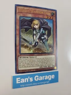 YuGiOh! Rookie Warrior Lady 1st Edition GFP2-EN043 Ultra Rare foil - MN - Image 2