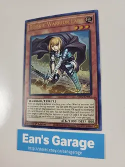YuGiOh! Rookie Warrior Lady 1st Edition GFP2-EN043 Ultra Rare foil - MN - Image 3