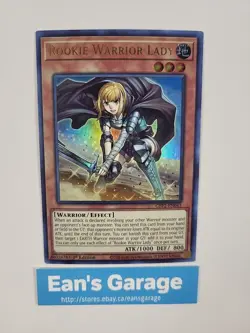 YuGiOh! Rookie Warrior Lady 1st Edition GFP2-EN043 Ultra Rare foil - MN - Image 4