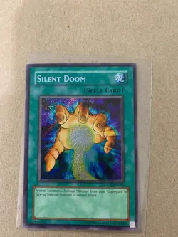 Silent Doom glas-en094 Unlimited Edition Secret Rare Yu-Gi-Oh! - Image 1