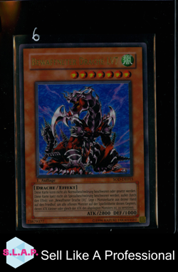 BEWAFFNETER DRACHE LV7 YU-GI-OH SOD - DE015 1996 SOUL OF THE DUELIST 1. ED UR DE - Image 1