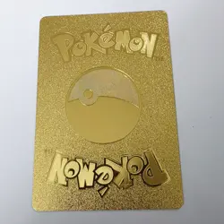Custom Gold Pokemon Card - Charmander Bulbasaur Squirtle GX Replica Collectible - Image 3