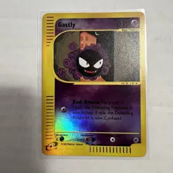 Pokemon TCG English Skyridge Gastly Reverse Holo Card eReader 57/144 - Image 1