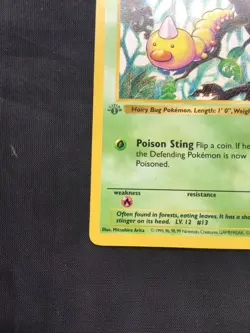 Pokemon Cards: Base Set 1st Edition Common: Weedle 69/102 - Image 5