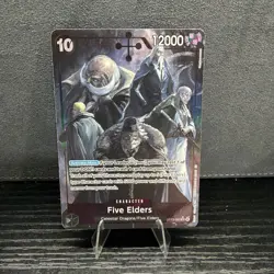 OP13-082 Five Elders Alt Art SR One Piece TCG English Card - Image 1