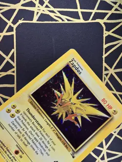🔥 Zapdos 15/62 🔥 Original Holo Rare Fossil Set Pokemon Card WOTC TCG 1999 - Image 5
