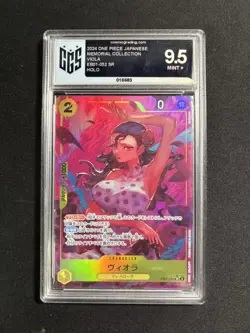 Viola SR EB01-052 Memorial Collection One Piece Japanese Card 2024 CGS 9.5 Mint - Image 1