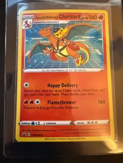Special Delivery Charizard SWSH075 SWSH: Sword & Shield Promo Cards Holo MINT - Image 1