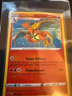 Special Delivery Charizard SWSH075 SWSH: Sword & Shield Promo Cards Holo MINT - Image 3