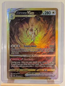 Custom Fan Art Arceus Vstar High Quality Custom Card Foil Finish - Image 3