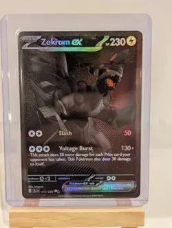 Custom Fan Art Zekrom EX High Quality Custom Card Foil Finish - Image 3